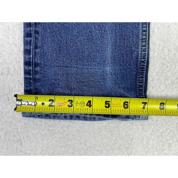 Levis 505 Jeans Mens 31x32 Blue Regular Straight Stretch Denim Pants Medium Wash - Picture 16 of 16